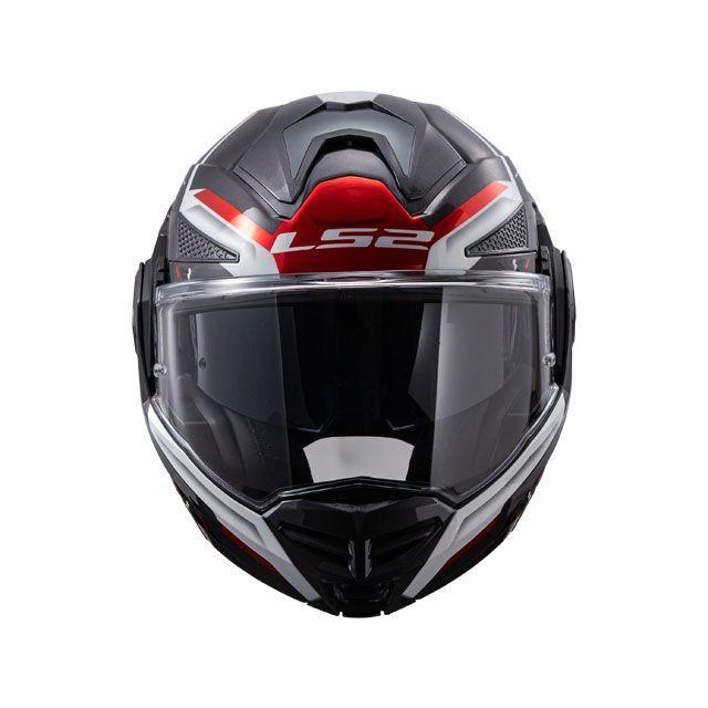 LS2 HELMETS エルエスツーヘルメット ADVANT-X F（ブラック ホワイト 
