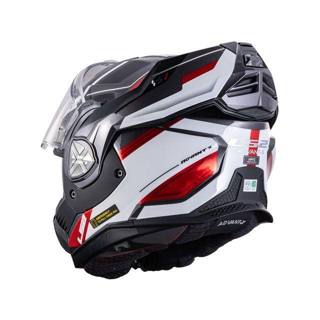 LS2 HELMETS エルエスツーヘルメット ADVANT-X F（ブラック ホワイト