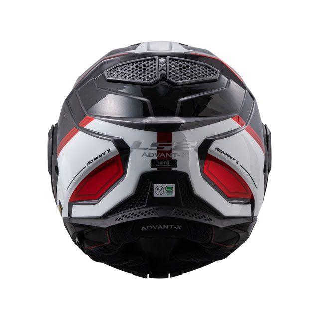 LS2 HELMETS エルエスツーヘルメット ADVANT-X F（ブラック ホワイト