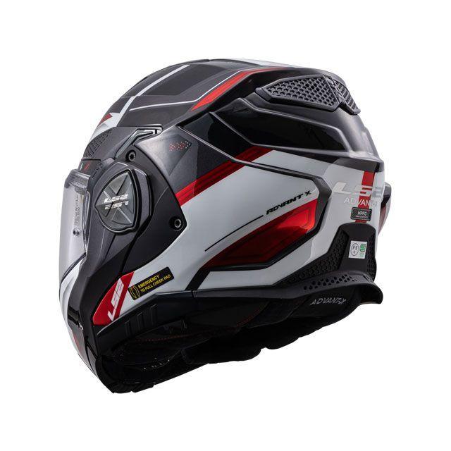 LS2 HELMETS エルエスツーヘルメット ADVANT-X F（ブラック ホワイト