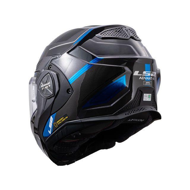 LS2 HELMETS エルエスツーヘルメット ADVANT-X F（ブラック チタニウム