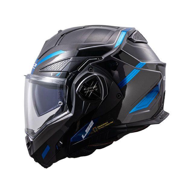オフロードヘルメット LS2 HELMETS エルエスツーヘルメット ADVANT-X F（ブラック チタニウム