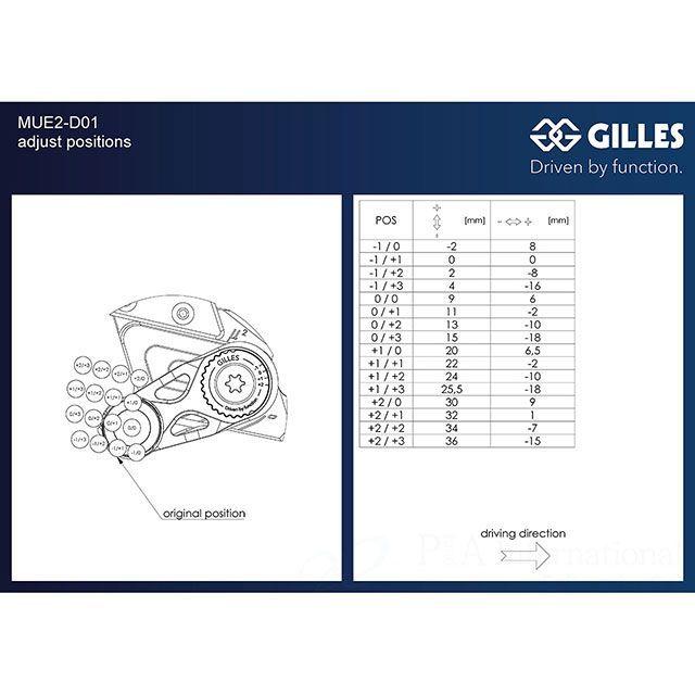ギルズツーリング バックステップ MUE2（ブラック） GILLES TOOLING