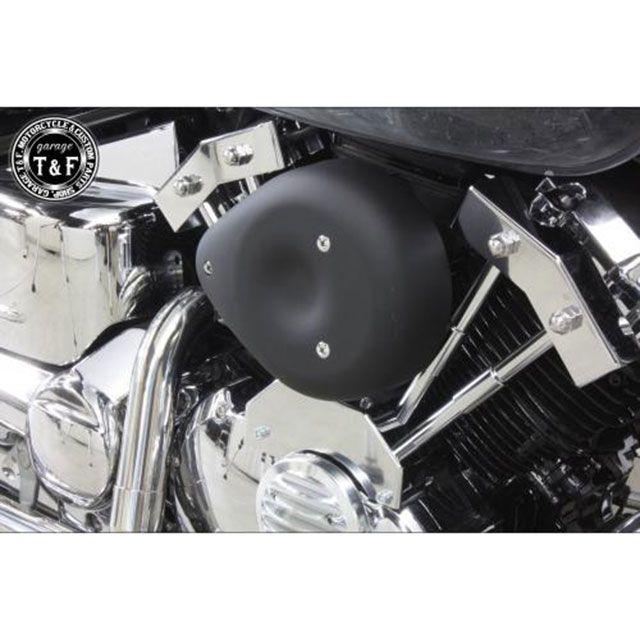 ドラッグスター400 T&F エアフィルター 本体 ブラック Garage T＆F ガレージT&F ドラッグスター400 ドラッグスター400