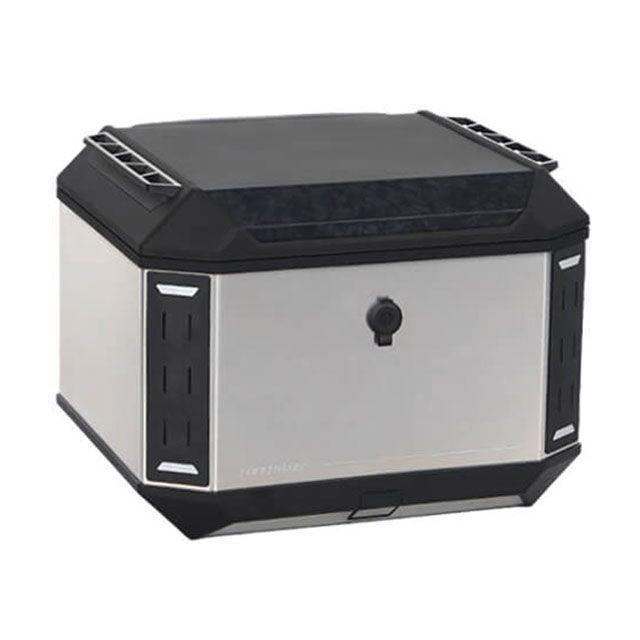 フルヒトロス リアボックス 50L RANGER TOP CASE ADV トップケース バイク用 アルミ製 防水 大容量 収納（エアロ アルミ） … | ブランド登録なし | 01