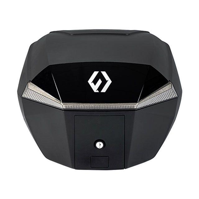 フルヒトロス リアボックス 35L用 SHIELD TOP CASE Sサイズ ベーシックバージョン トップケース バイク用（ブラック/シルバー） … | ブランド登録なし | 01