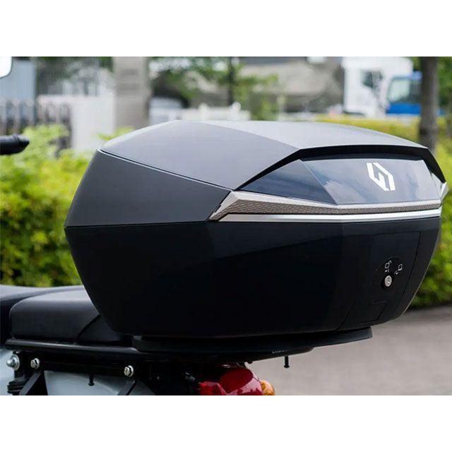 フルヒトロス リアボックス 48L SHIELD TOP CASE Lサイズ ベーシックバージョン トップケース バイク用（ホワイト/レッド） FU… | ブランド登録なし | 01