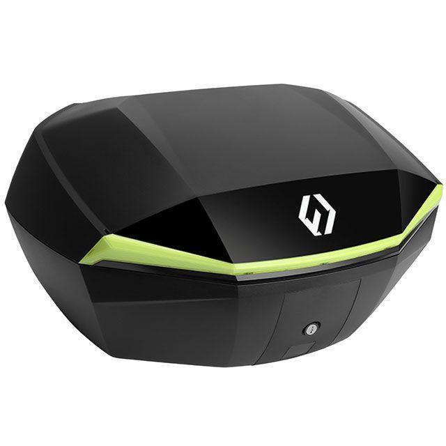 フルヒトロス リアボックス 48L SHIELD TOP CASE Lサイズ ベーシックバージョン トップケース バイク用（ブラック/イエロー） F… | ブランド登録なし