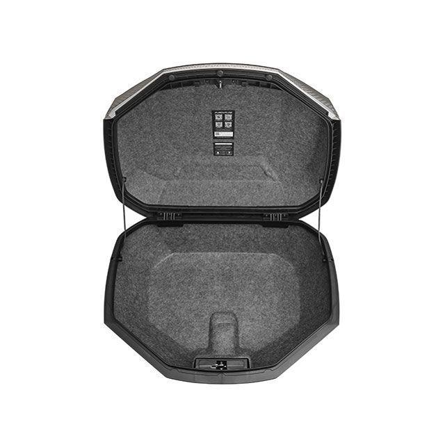 フルヒトロス リアボックス 48L SHIELD TOP CASE Lサイズ アップグレードバージョン トップケース バイク用（ブラック/シルバー）… | ブランド登録なし | 01