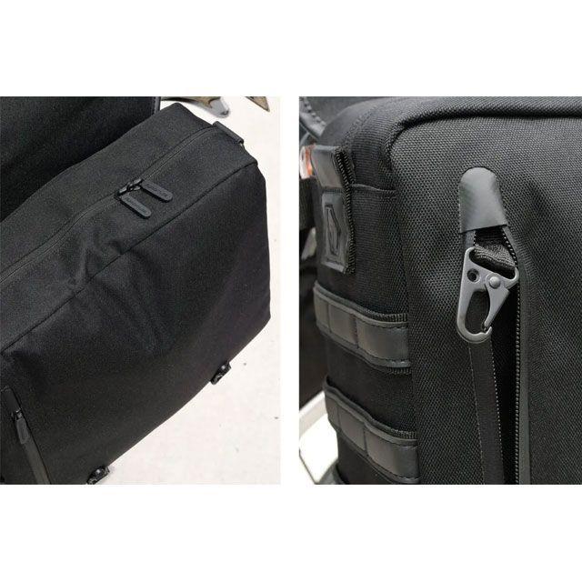 フルヒトロス レガシー サドルバッグ 12L（ビンテージグレー）/LEGACY Saddlebag - 高耐久・カフェレーサーバッグ FURCHTL… | ブランド登録なし | 06