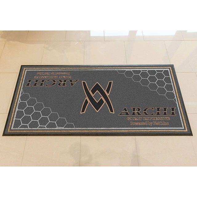 ARCHI アーキ レーシングマット グレー 2100x1000 ARCHI : モトメガネ