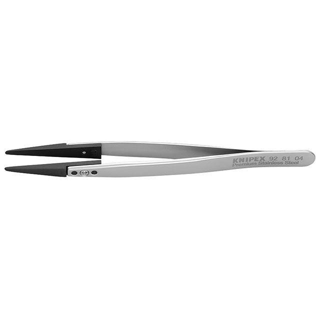 KNIPEX（クニペックス） 9281-04 ESDチップ交換式ピンセット 130mm