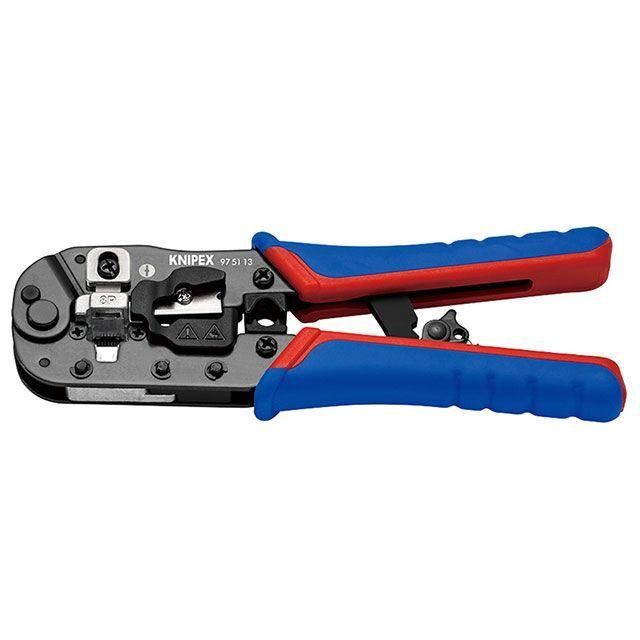 KNIPEX（クニペックス） 9751-13 ウエスタンプラグ圧着ペンチ 8ピン