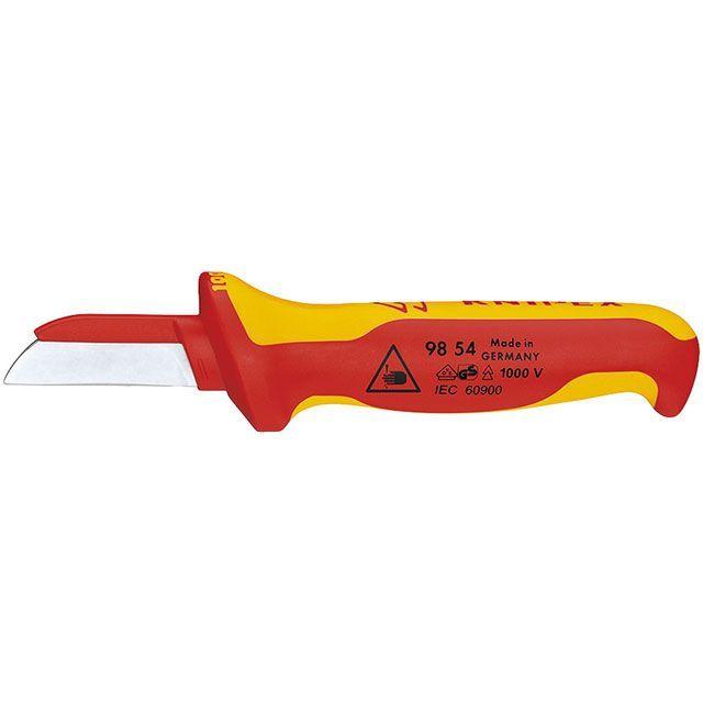 たく KNIPEX（クニペックス） 9854SB 1000V 絶縁ケーブルナイフ ストレート