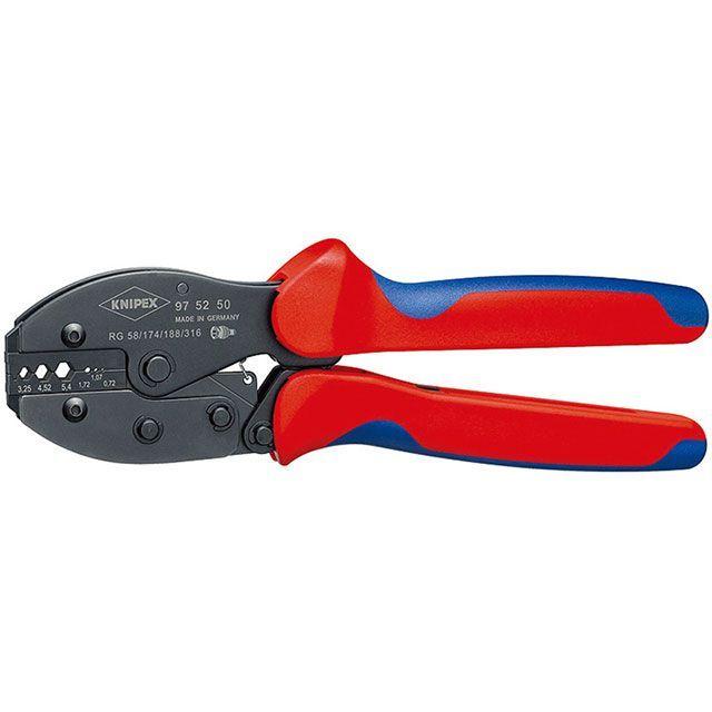 KNIPEX（クニペックス） 9752-50SB 圧着ペンチ クリンピング能力0.72
