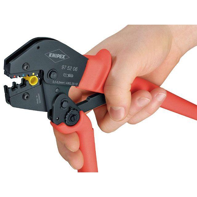 KNIPEX（クニペックス） 97 52 05 ファストン・ギボシ用 圧着ペンチ