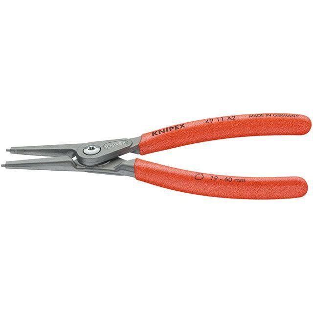 KNIPEX（クニペックス） 49 11 A2 精密スナップリングプライヤー 軸用