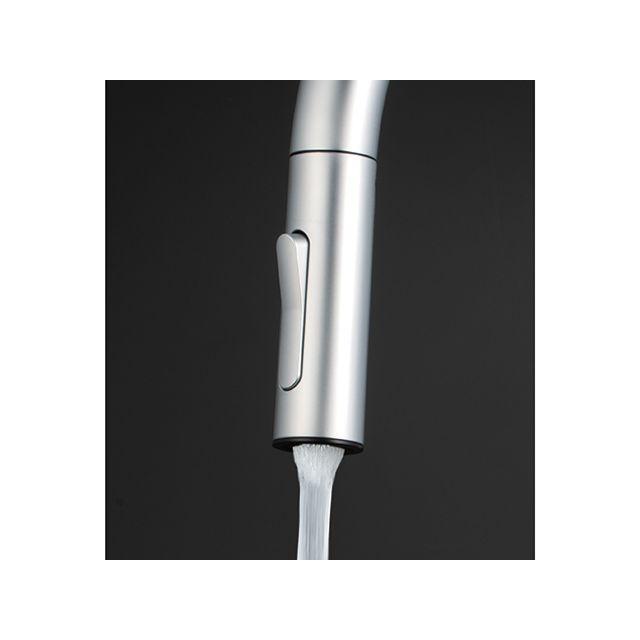 専用品 KVK ケーブイケー KM6061ECP グースネック混合栓 e（パールシルバー