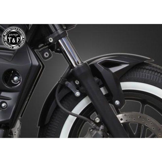 ガレージT&F レブル250 レブル250 コンバットフロントフェンダー（マッドブラック） T&F_2