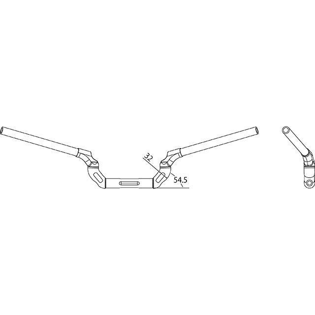 AELLA（アエラ） 汎用 アルミ削り出し汎用可変ハンドル TYPE-2