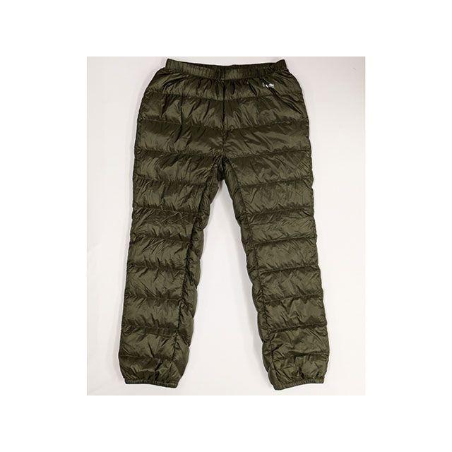 プロモンテ WD034 ダウンパンツ70 （オリーブ） サイズ M PUROMONTE キャンプ