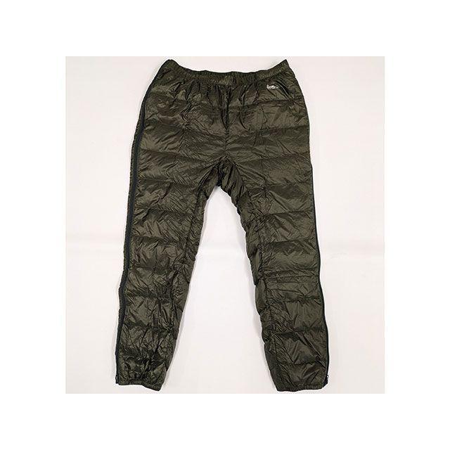 プロモンテ WD036 ダウンパンツ フルオープン70（オリーブ） サイズ L PUROMONTE PUROMONTE（プロモンテ） WD036 ダウンパンツ フルオープン70