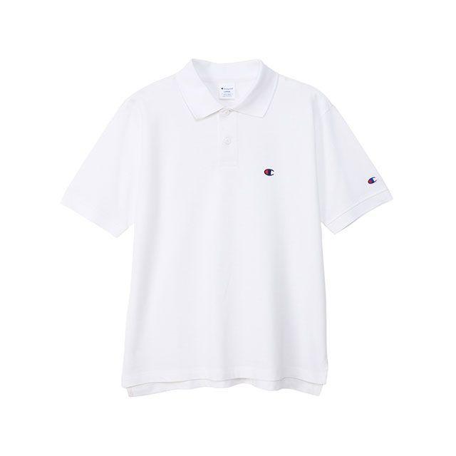 Champion（チャンピオン） C3-Z358 POLO SHIRT（ホワイト） サイズ M