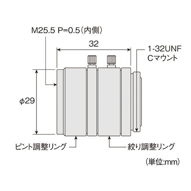 HOZAN（ホーザン） L-600-25 レンズ 焦点距離25mm 作動距離250mm