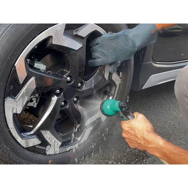 SIGNET シグネット 49057 1枚 両面シリコン洗車手袋テブラシ（グレー