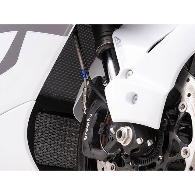 スウェッジラインプロ Hayabusa フロントホースキット トライピース（レッド＆ブルー）Bremboマスター仕様 ホースカラー クリア SWAG…の画像