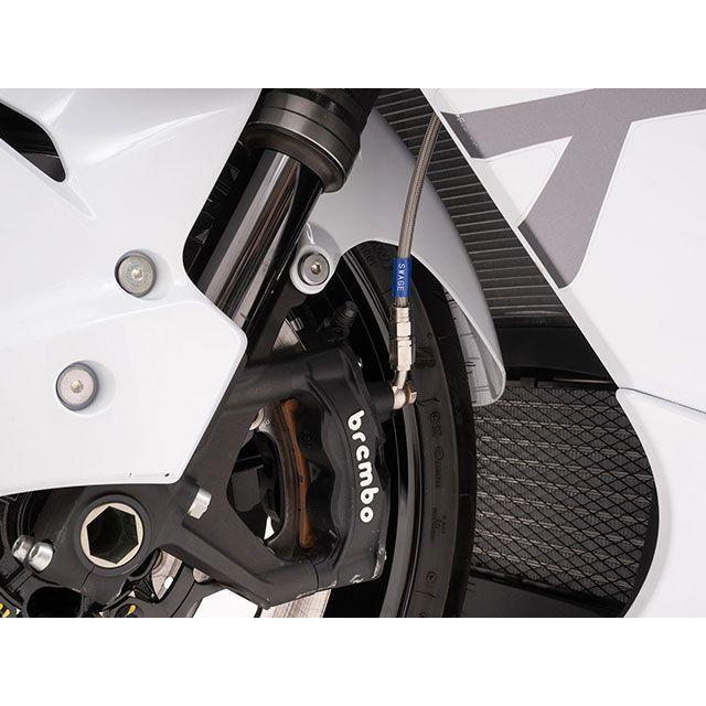 スウェッジラインプロ Hayabusa フロントホースキット トライピース（ステンレス）Bremboマスター仕様 ホースカラー クリア SWAGE-…の画像