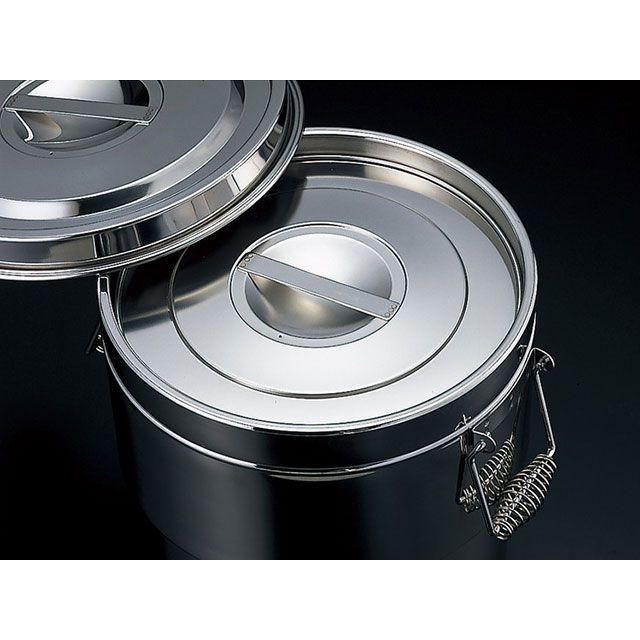 赤川器物製作所 14008 18-8 目盛付二重食缶 8L akagawa : モトメガネ
