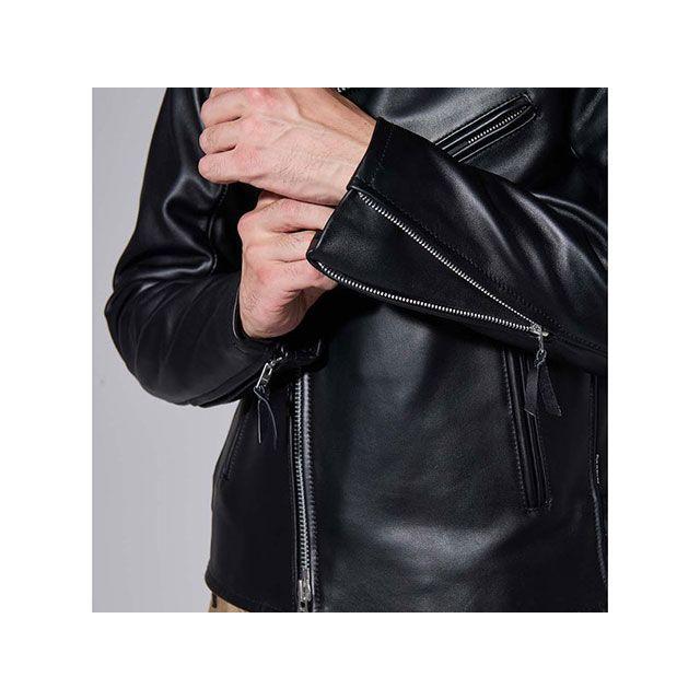 KADOYA カドヤ パンチング シングルライダースジャケット 3L ブラック 革ジャン パンチング レザージャケット｜カドヤ公式オンライン