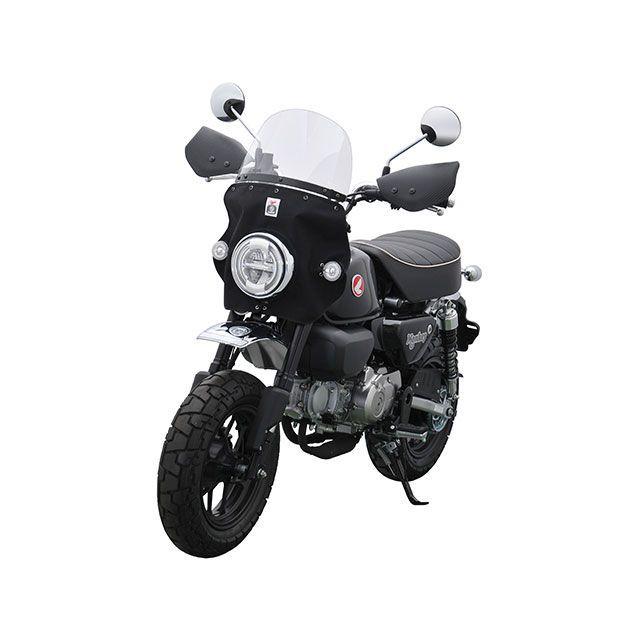 旭風防 モンキー125 ナックルバイザー（ブラック） AF : モトメガネ