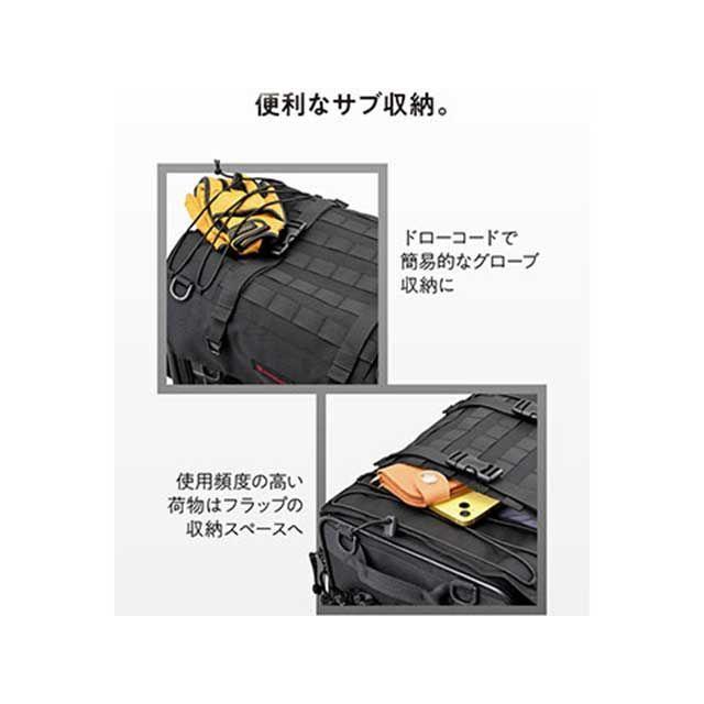 ヘンリービギンズ バイク用 キャンプ シートバッグ BASIC2 Lサイズ（37-51L）大容量 テント泊 DH-778（ブラック） HenlyBe…の画像