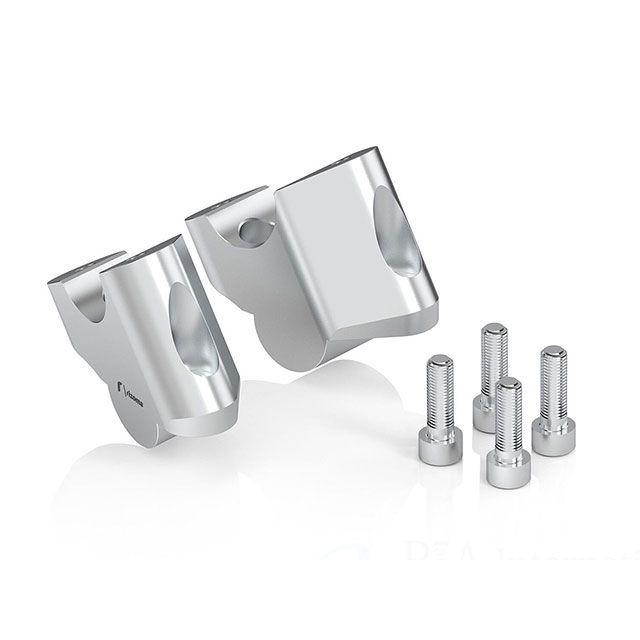 専用部品2 rizoma（リゾマ） ハンドルアップ セットバックキット（シルバー