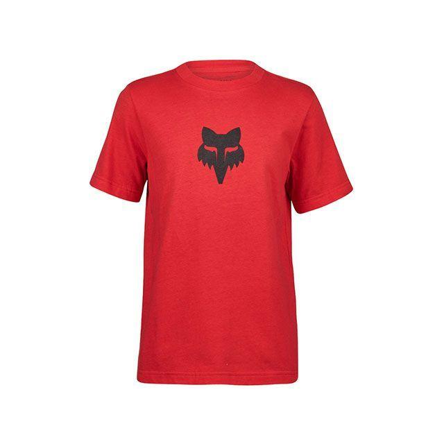 フォックス（FOX） ユース S/S Tシャツ FOXレガシー（フレイムレッド
