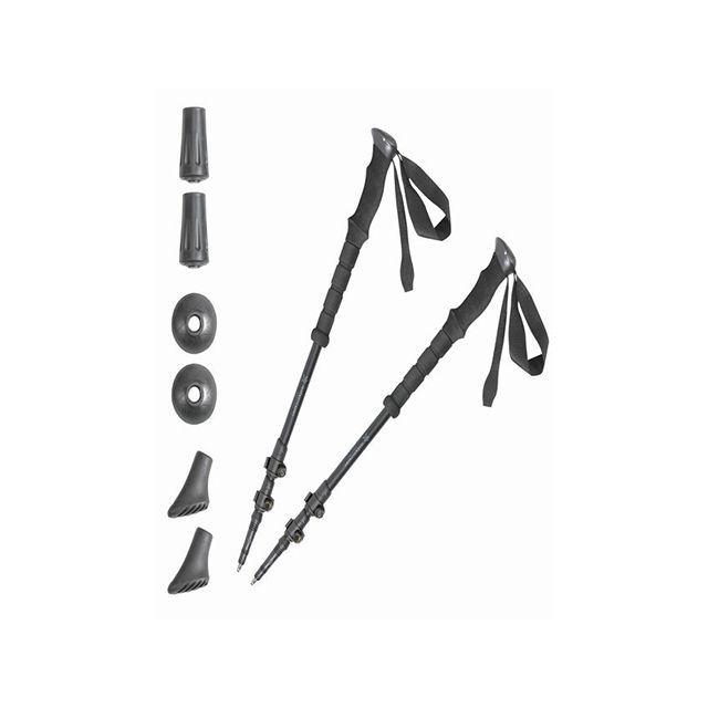 ノーザンカントリー フォールディングポール 2本セット/アルミシャフト（ブラック） サイズ 125cm northerncountry northern country ノーザンカントリー トレッキングポール 2本セット