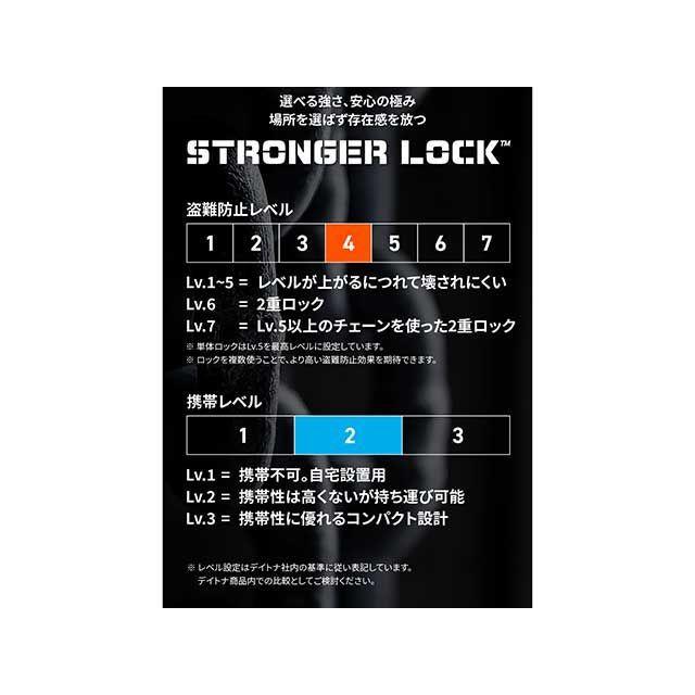 by。プロフ見てね！（感謝）/6 DAYTONA（デイトナ） ストロンガーチェーンロック 鍵タイプφ8mm×1m