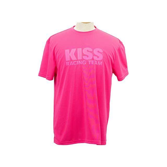 キッスレーシング ティーシャツ（ピンク） サイズ L KISS : モトメガネ