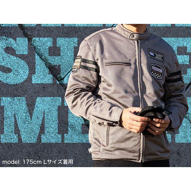 DEGNER（デグナー） 25SJ-6 メッシュジャケット（グレー） サイズ M