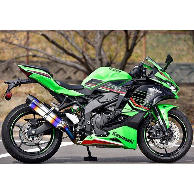 BMS-R BMS ZX-4RR/ZX-4R SE チタンフルエキ CORSA-EVOII ヒートチタン