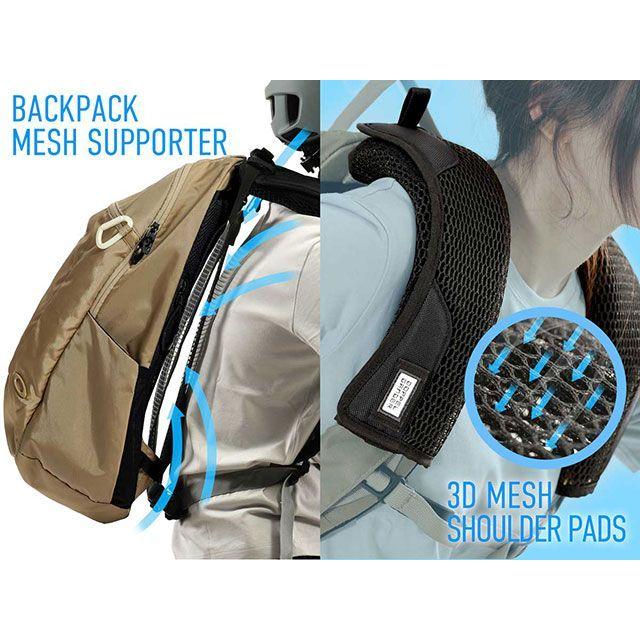 【メーカー直送】ドッペルギャンガー 背中肩セットで蒸れんゾ（ブラック） DOPPELGANGER | ドッペルギャンガー | 08