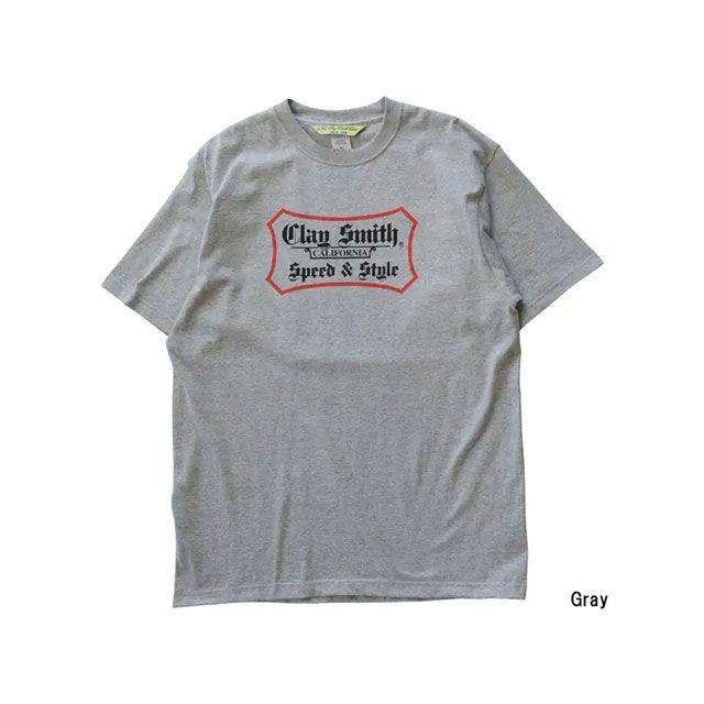 Clay Smith（クレイスミス） CSY-4005 Tシャツ（グレー） サイズ L
