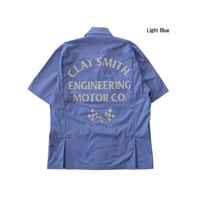 Clay Smith（クレイスミス） CSY-5059 ワークシャツ（ライトブルー
