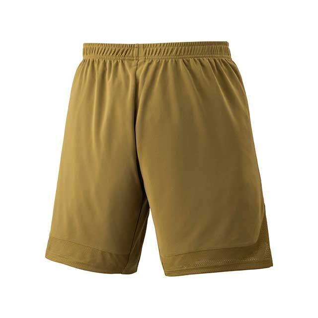 YONEX（ヨネックス） 15231 メンズニットハーフパンツ（ゴールド