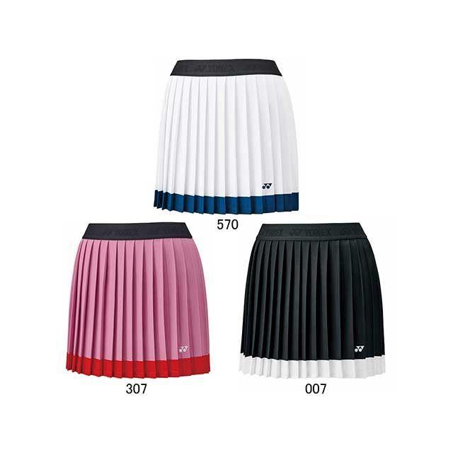 ヨネックス 26162 ウィメンズスカート（クールホワイト） サイズ M YONEX YONEX（ヨネックス） 26162 ウィメンズスカート（クールホワイト