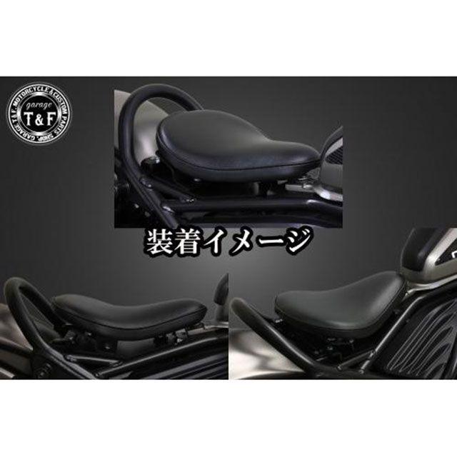 ガレージT&F レブル250S レブル250 レブル250 FSソロシート＆リジットマウント用ステーSET タイプ タックロール/ブラック T&F_5