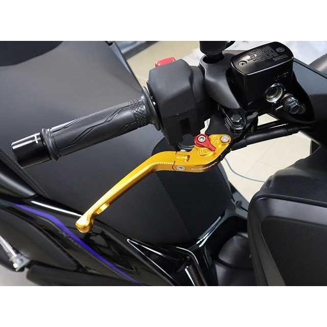 オートバイクバックミラー 黒色 -M10 ハンドルデュアルスポーツ小型ハーレー SPEEDRA（スピードラ） SPEEDRA XMAX250 アジャストレバー 3D可倒式