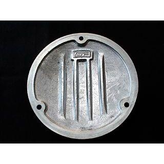 フォーク B/T ダービーカバー 3穴 フィン ビッグツイン（〜98） カラー ポリッシュ FORK